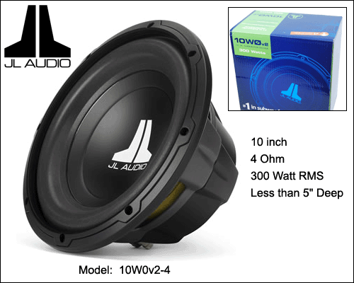 JL AUDIO 10W0v2-4 $ 68.15 10'' Subwoofer