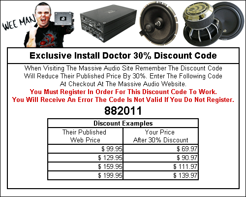 Massive Audio 30% Discount Code