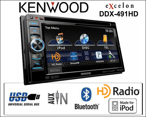 KENWOOD DDX-491HD $ 249.95 - Free Shipping 2x DIN w/ 6.1