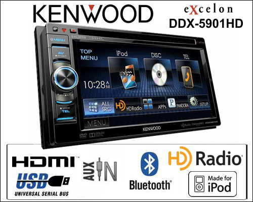 KENWOOD DDX-5901HD $ 309.95 - Free Shipping 2x DIN w/ 6.1