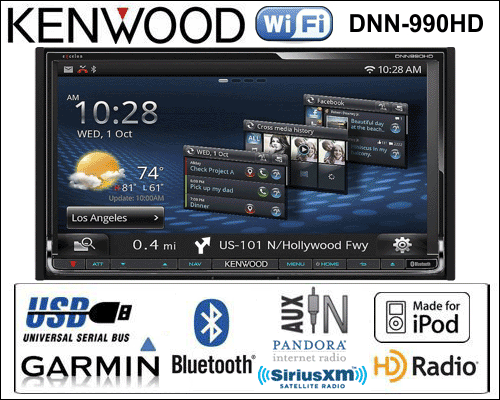 KENWOOD DNN-990HD $ 649.95 - Free Shipping 2x DIN 6.95